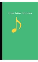 Blank Guitar Tablature: Music Sheet Paper, Song Writers and Musicians Journal for Composing Songs Book