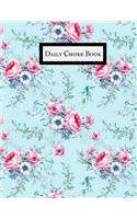 Daily Chore Book: Daily & Weekly Chore Chart Dairy Chore Notebook Pad for Productivity, Task Agenda, Professionals, Household Chores, Home Cleaning, Student Journal, 