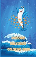 Awesome Baby Shark Coloring Book