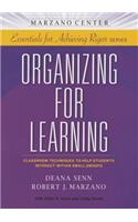 Organizing for Learning