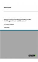 Unterschiede in der Sportberichterstattung bei der Darstellung von Frauen- und Männersport