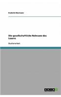 Die Gesellschaftliche Relevanz Des Lesens