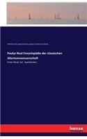 Paulys Real Encyclopädie der classischen Altertumswissenschaft