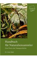 Handbuch für Naturaliensammler