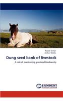 Dung seed bank of livestock