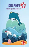 Dolphin Coloring Book for Kids