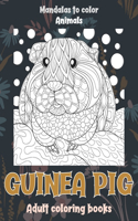 Adult Coloring Books Mandalas to Color - Animals - Guinea pig