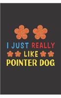 I Just Really Like Pointer Dog: Dog Training Logbook For Peoples Who Loves Their Pointer Dog