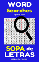 Word Searches Spanish Verbs Sopa de Letras Verbos en Español