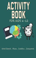 Activity book for kids 6-12