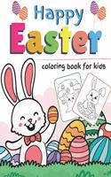 Happy Easter Coloring Book For Kids