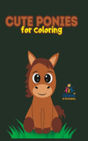 Cute Ponies to Color: (Colorindo Com a Palavra)