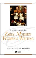 Companion to Early Modern Women's Writing