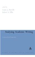 Analysing Academic Writing