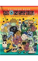 Coloring book Monster Doodles for Adults and Kids