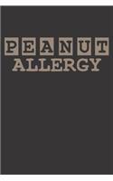 Peanut Allergy Notebook