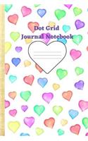 Dot grid journal notebook