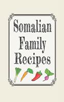 Somalian Family Recipes: Blank Cookbooks to Write in