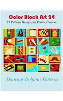 Color Block Art 24: 25 Pattern Designs in Plastic Canvas(Color Block Art)