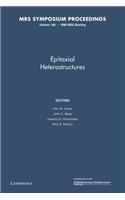 Epitaxial Heterostructures: Volume 198