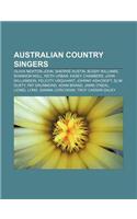 Australian Country Singers