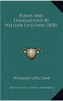 Poems and Translations by William Lipscomb (1830)