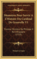 Memoires Pour Servir A L'Histoire Du Cardinal De Granvelle V1