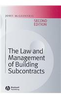 Law and Management of Building Subcontracts