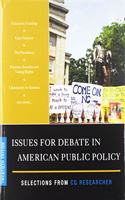 Bundle: Rinfret: Public Policy 1e (Paperback) + CQ Researcher: Issues for Debate in American Public Policy (Paperback)