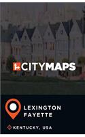 City Maps Lexington-Fayette Kentucky, USA