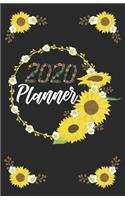 2020 Weekly And Monthly Planner: Jan 1, 2020 to Dec 31, 2020 - Weekly & Monthly 2020 Planner - Calendar Views 2020 -2021 - Cute Sunflower Cover