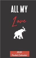 All My Love 2020 Pocket Planner