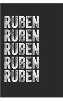 Name RUBEN Journal Customized Gift For RUBEN A beautiful personalized: Lined Notebook / Journal Gift, Notebook for RUBEN,120 Pages, 6 x 9 inches, Gift For RUBEN, Personal Diary, RUBEN, Personalized Journal, Family Noteb