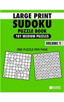 Large Print Sudoku Puzzle Book Medium