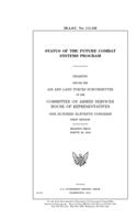 Status of the Future Combat Systems program