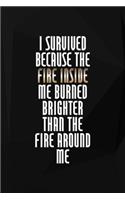 I Survived Because The Fire Inside Me Burned Brighter Than The Fire Around Me