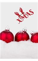 Xmas Notebook: Christmas Notebook / Lined Journal/ Notes Christmas, Holiday/ Notebook Santa Claus/Dream Journal ideas book/ Composition/Diary/ Memory Book to write