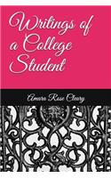 Writings of a College Student