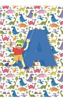 A Notebook: Back to School Notebooks, Soft Paperback, Cute College Ruled Notebook - Journal or Diary Notebook for Boys
