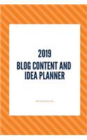 2019 Blog Content and Idea Planner