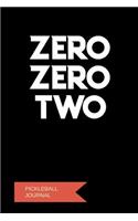 Zero Zero Two Pickleball Journal