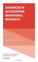 Advances in Accounting Behavioral Research