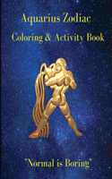 Aquarius Zodiac Coloring & Activity Book