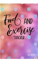 Food And Exercise Tracker Notebook