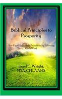 Biblical Principles to Prosperity