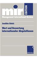 Wert Und Bewertung Internationaler Akquisitionen