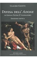 Difesa Dell' «Adone» Di Giovan Pietro d'Alessandro