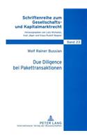 Due Diligence Bei Pakettransaktionen