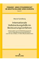 Internationale Vollstreckungshilfe Im Besteuerungsverfahren
