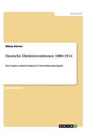 Deutsche Direktinvestitionen 1880-1914